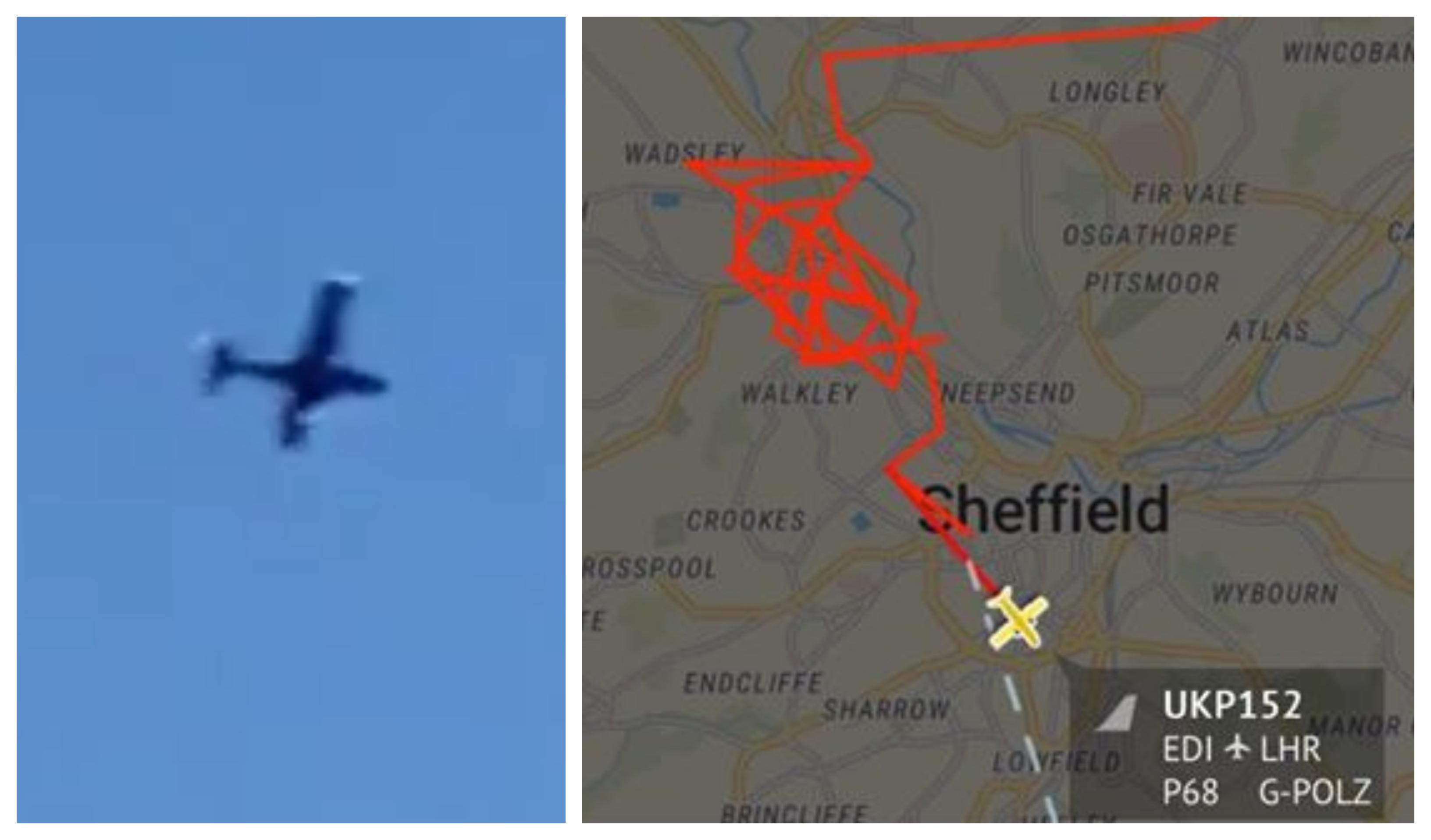 police-plane-seen-circling-above-sheffield-the-star